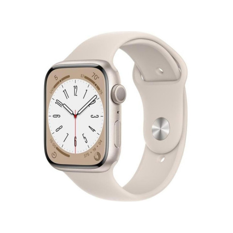 Apple Watch Series 8 GPS 41mm Starlight Aluminum Case w. Starlight S. Band - M/L (MNUF3) б/в